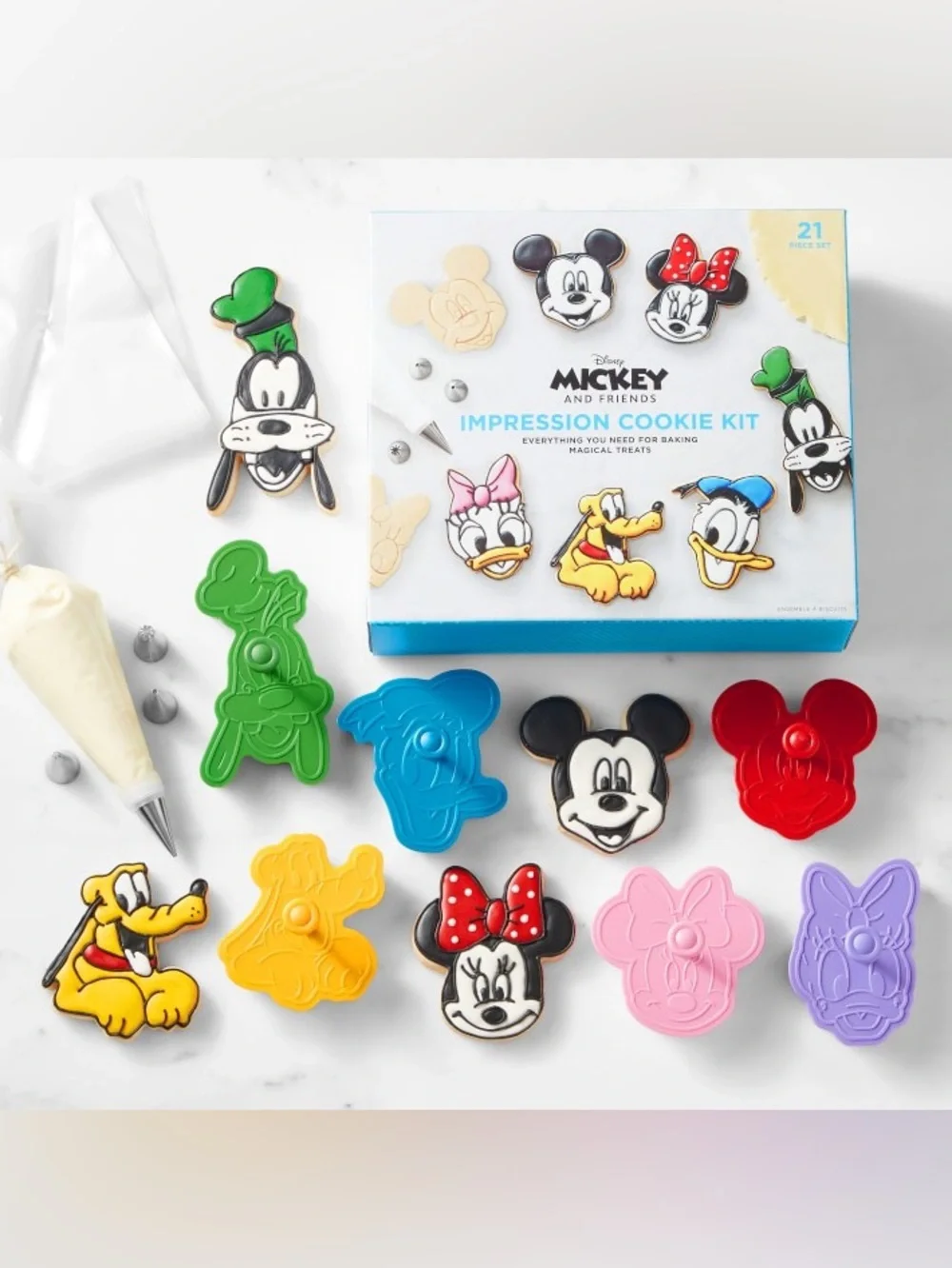 Williams Sonoma Disney Mickey and Friends Impression Cookie Kit